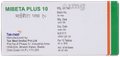Mibeta-Plus 10 Tablet SR thumbnail