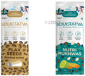 Soultatva Combo Pack of Flax Seeds Roasted Salted 20gm & Nutri Mukhwas 15gm (6 Each) thumbnail