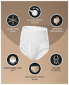 Toki Health Adult Diapers Large (10) & Wet Wipes (10) thumbnail