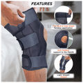 Vissco Core 0733 Functional Knee Support Small Black thumbnail