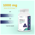 CURESEA Lifesciences Combo Pack of Omega-3 Salmon Fish Oil & Vitamin D3 & K2 MK-7 thumbnail