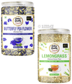 Online Quality Store Combo Pack of Butterfly Pea Flower Herbal Tea (100gm) & Lemongrass Herbal Green Tea (100gm) thumbnail