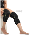 Haxor Silverage Designer Knee Support Black Small thumbnail