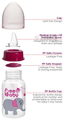 BeeBaby 2 in 1 Advance+ Baby Feeding Bottle with Anti-Colic Silicone Nipple & Silicone Sippy Spout 4 months+ Pink thumbnail