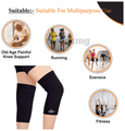 Superfine Comfort Knee Cap Support for Joint Pain, Arthritis, Sports, Gym, Running and Injury Black XL thumbnail