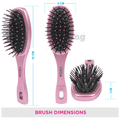 Vega R1 MB Mini Flat Hair Brush for Men & Women thumbnail