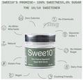 Swee10 Natural Stevia Sweetener Powder | Sugar Free | Zero Calorie Sugar Substitute (100gm Each) thumbnail