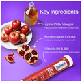 Blubein Apple Cider Vinegar Effervescent Tablets with Pomegranate Extract (15 Each) Sugar Free thumbnail