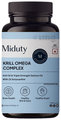 Miduty Krill Omega Complex Softgels Omega 3 - EPA & DHA Heart & Brain Health | Astaxanthin thumbnail