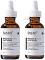 Smlkh Vitamin C Serum for Face | Skin Brightening & Dark Spots Serum | All Skin Types (15ml Each ) thumbnail