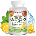 Nature's Branch Fish Oil Omega-3 Triple Strength Softgel Lemon thumbnail