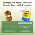 Tata 1mg Vitamin D3+K2 (MK 7 ) Advanced Tablet | for Stronger Bones and Immunity | 600 IU Vitamin D3 + 55 mcg K2 thumbnail