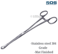 Bos Medicare Surgical Sponge Holding Forceps Stainless Steel 10 inch thumbnail