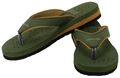 Doctor Extra Soft Orthopaedic Diabetic Pregnancy Comfort Flat Flipflops Slippers For Women 4UK Olive thumbnail