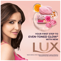 Lux Even Toned Glow Soap infused with Vitamin C & E for Superior Glow (150 gm Each) Rose thumbnail