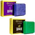 Simply Vedic Combo Pack of Luxury Soap (100gm Each) Lavender & Tea Tree thumbnail