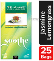 TE-A-ME Jasmine Lemongrass Soothe Green Tea Bags (25 Bags) thumbnail