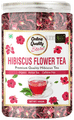 Online Quality Store Combo Pack of Lemongrass Herbal Green Tea, Hibiscus Flower Tea, Butterfly Pea Flower Herbal Tea & Chamomile Flower Tea (100gm Each) thumbnail