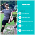 beatXP Knee Cap 4 Way Stretching Large Black thumbnail
