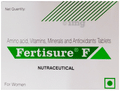 Fertisure F Nutraceutical Tablet with Amino Acids, Vitamins, Minerals & Antioxidants thumbnail