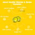 Nutriburst Healthy Muscles & Bones Gummies Lemon thumbnail