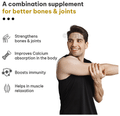 HK Vitals Calcium + Magnesium + Zinc | With Vitamin D for Bones & Muscles | Tablet thumbnail