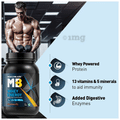 MuscleBlaze Whey Energy | With Digezyme & Multivitamins Blend | For Immunity | Flavour Powder Chocolate thumbnail