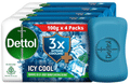Dettol Icy Cool With 3x Menthol Mega Saver Pack of Bathing Soap Bar (100gm Each) thumbnail