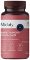 Miduty Anxiety + Anger + Mood + Calm Supplement - KSM-66 Ashwagandha, GABA-Anti Depressant Capsule thumbnail