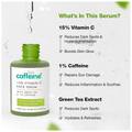 mCaffeine Green Tea Face Serum with Vitamin C 15% thumbnail
