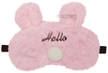 Jenna Jenna Sleeping Eye Mask for Insomnia, Puffy Eyes and Dark Circles with Fur Hello Pink thumbnail