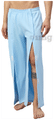 Haxor LWR5126 Fleece Unisex Post Surgery Recovery Velcro Open Tearaway Trouser for Quick Access for Post-Op Care Light Blue XL thumbnail