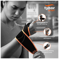 Tynor Wrist Support with Thumb Loop (Neo) Universal Black and Green thumbnail