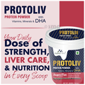 NutraMarck Protoliv Protein Powder | Enriched with DHA | Supports Liver Health, Digestion & Immunity (200gm Each) Delicious Chocolate Sugar Free thumbnail