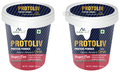 NutraMarck Protoliv Protein Powder | Enriched with DHA | Supports Liver Health, Digestion & Immunity (200gm Each) Delicious Chocolate Sugar Free thumbnail
