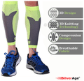 Haxor Silver Age Designer Calf Support XL Green thumbnail
