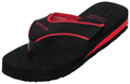 Doctor Extra Soft Ortho Care Orthopaedic Diabetic Pregnancy Comfort Flat Flipflops Slippers For Women Black Red 8 thumbnail