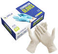 Otica Latex Powder Free Examintion Glove Medium White thumbnail