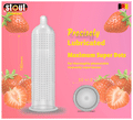 Stout Dotted Condom (10 Each) Strawberry thumbnail