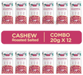 Soultatva Cashew (20gm Each) Roasted Salted thumbnail