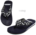 Ortho + Rest Arch_02 Slipper for Women Ladies Ortho Flipflops with Soft Footbed | Arch Support Lightweight Orthopedic Doctor Soft Slipper Navy Blue Size 6 thumbnail