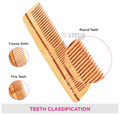 Vega HMWC 02 Classic Wooden Hair Comb Handmade for Men and Women thumbnail
