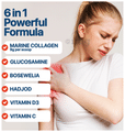 Nature's Island Collagen Ultimate Bone Joint Formula | With Vitamin D3 & Glucosamine | Flavour Lemonade thumbnail