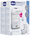 Chicco Steril Natural 2 in 1 Baby Bottle Sterilizer For 6 Bottles | With Fast and Effective Sterilization thumbnail