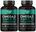 Omega 3 Fish Oil with Multivitamin Soft Gelatin Capsule for Heart, Bone & Immunity Support(60 Each) thumbnail