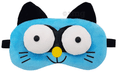 Jenna Sleeping Eye Mask for Insomnia, Puffy Eyes and Dark Circles 3D Cat Blue thumbnail