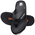 Ortho + Rest M10013 Men slippers with Cushioned Footbed | Soft Comfortable Stylish and Anti Skid Men's Flip-Flops & Slippers Daily Use Black Size 7 thumbnail
