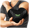 Haxor SilverAge Designer Elbow Support Black Large thumbnail