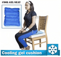 Healthtrek Cooling Gel Seat Cushion Blue thumbnail