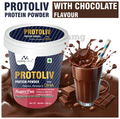 NutraMarck Protoliv Protein Powder | Enriched with DHA | Supports Liver Health, Digestion & Immunity (200gm Each) Delicious Chocolate Sugar Free thumbnail